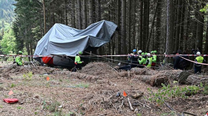 23 maggio 2021: così crollava la funivia del Mottarone