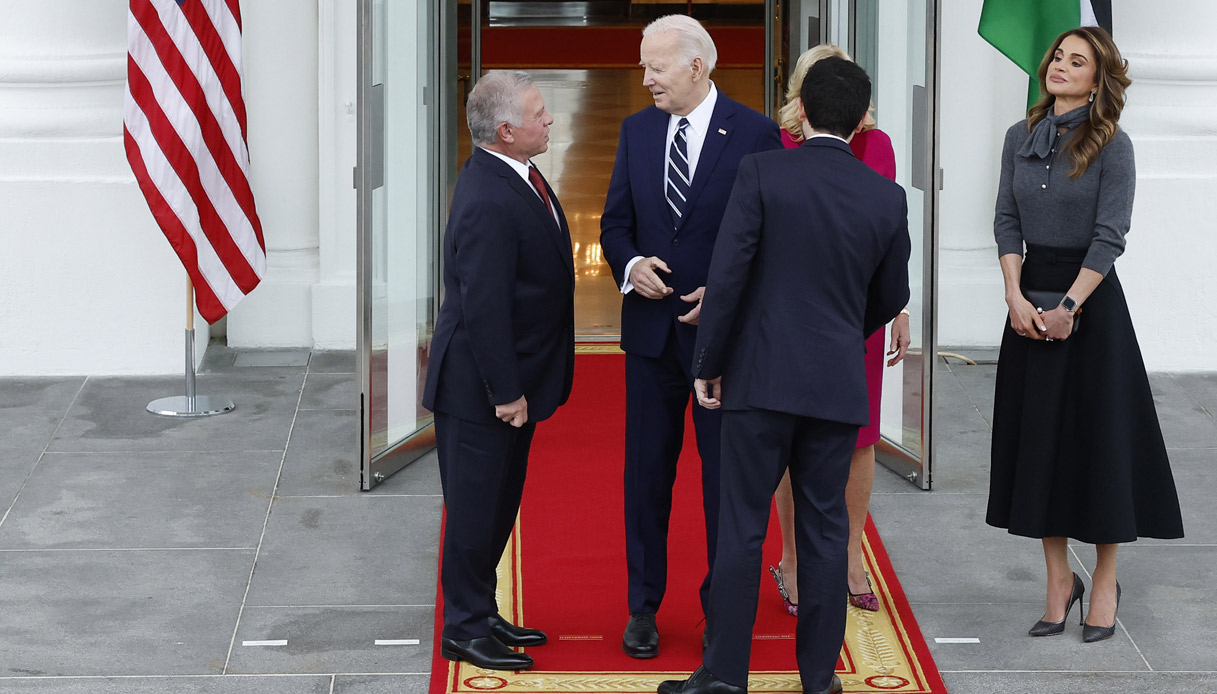 Abdullah di Giordania Joe Biden Jill Biden Rania di Giordania Hussein di Giordania