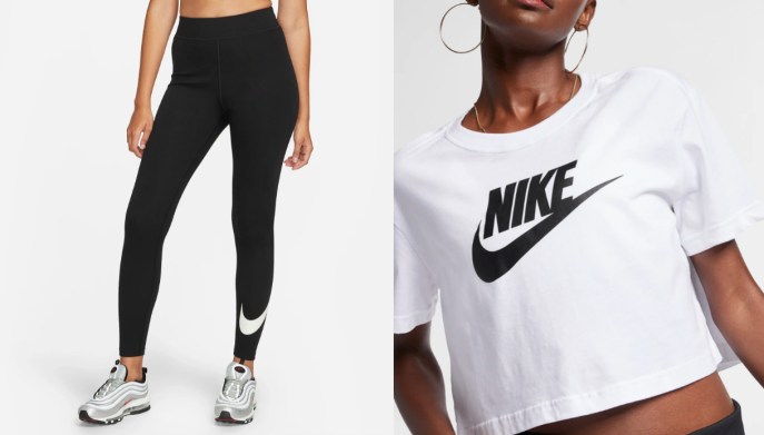 Leggings e t shirt corta