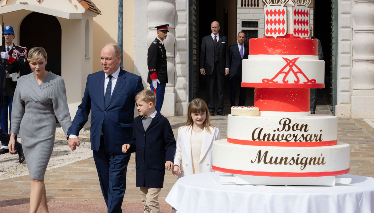 Charlene di Monaco Alberto di Monaco Jacques Gabriella