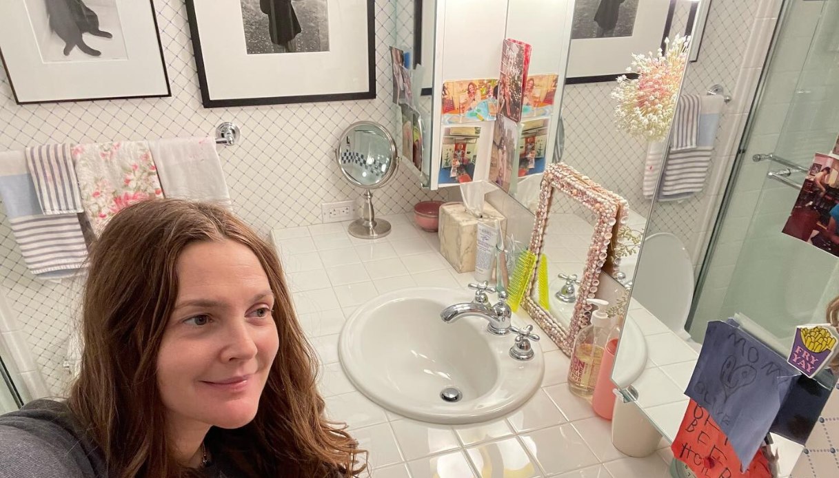 La casa "normale" di Drew Barrymore
