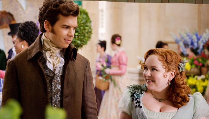 Una scena di "Bridgerton 3"