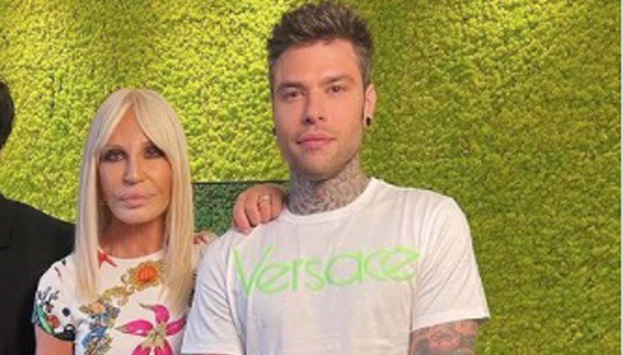 Fedez e Donatella Versace