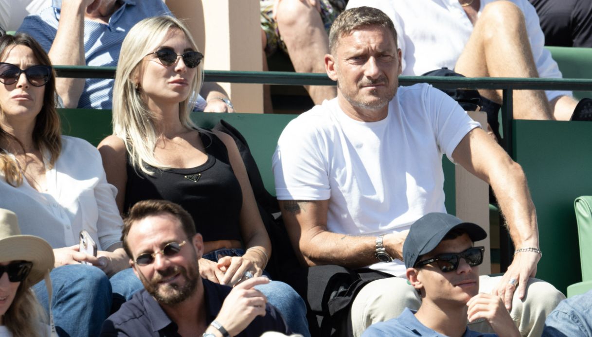 Noemi Bocchi con Totti a Monte Carlo