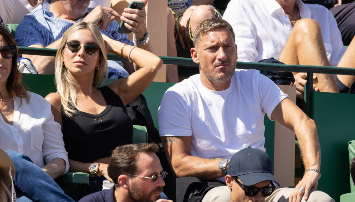 Noemi Bocchi con Francesco Totti
