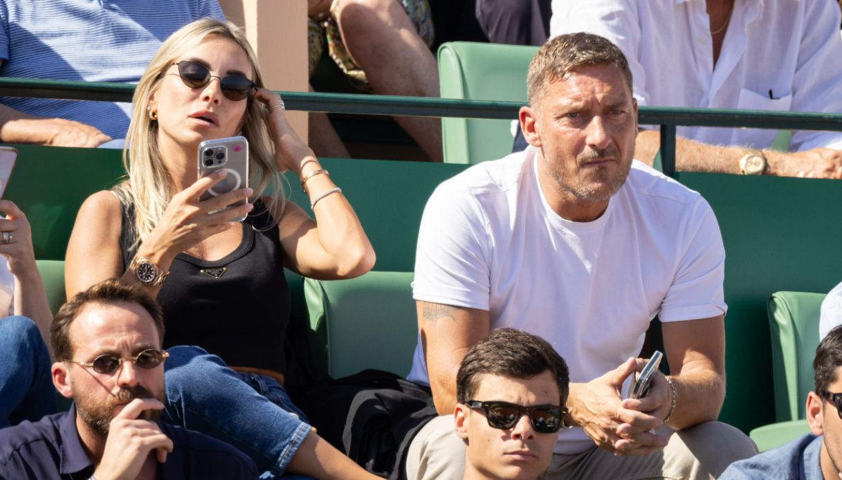 Noemi Bocchi con Francesco Totti