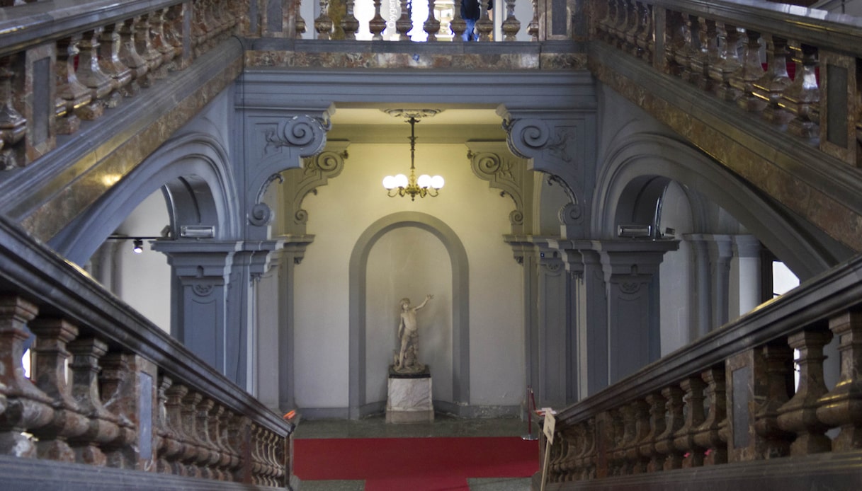 Lo scalone d'onore di Palazzo Litta