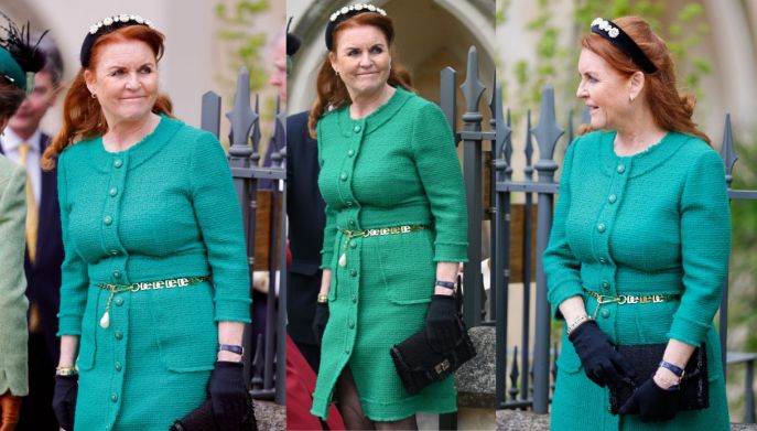 Sarah Ferguson durante la celebrazione della Pasqua 2024