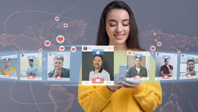 Un'applicazione di dating online