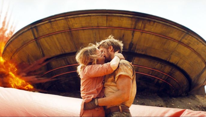 Ryan Gosling ed Emily Blunt in una scena di "The Fall Guy"
