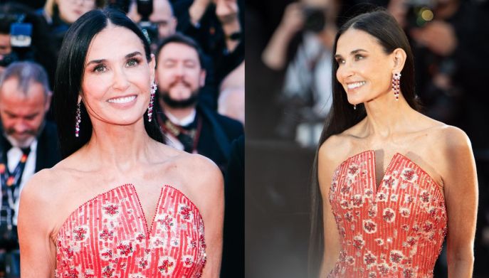 Demi Moore al Festival di Cannes 2024