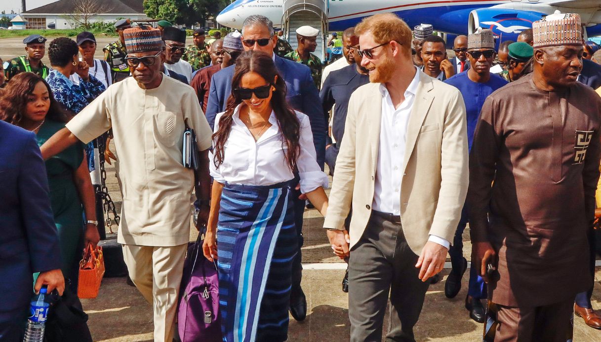 Meghan Markle e Harry in Nigeria