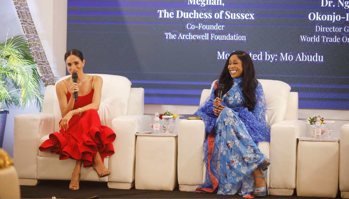 L'abito rosso di Meghan Markle