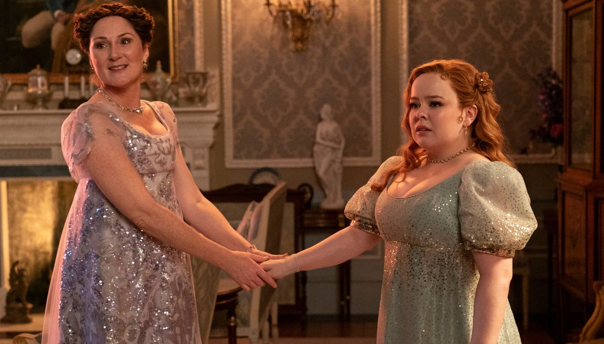 Una scena di "Bridgerton 3" su Netflix