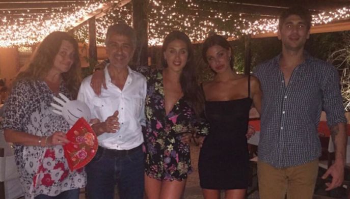 Gustavo Rodriguez e la sua famiglia