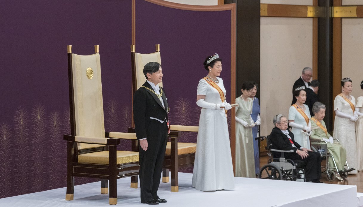 Il giorno dell'ascesa al trono di Naruhito, il 1 maggio 2019