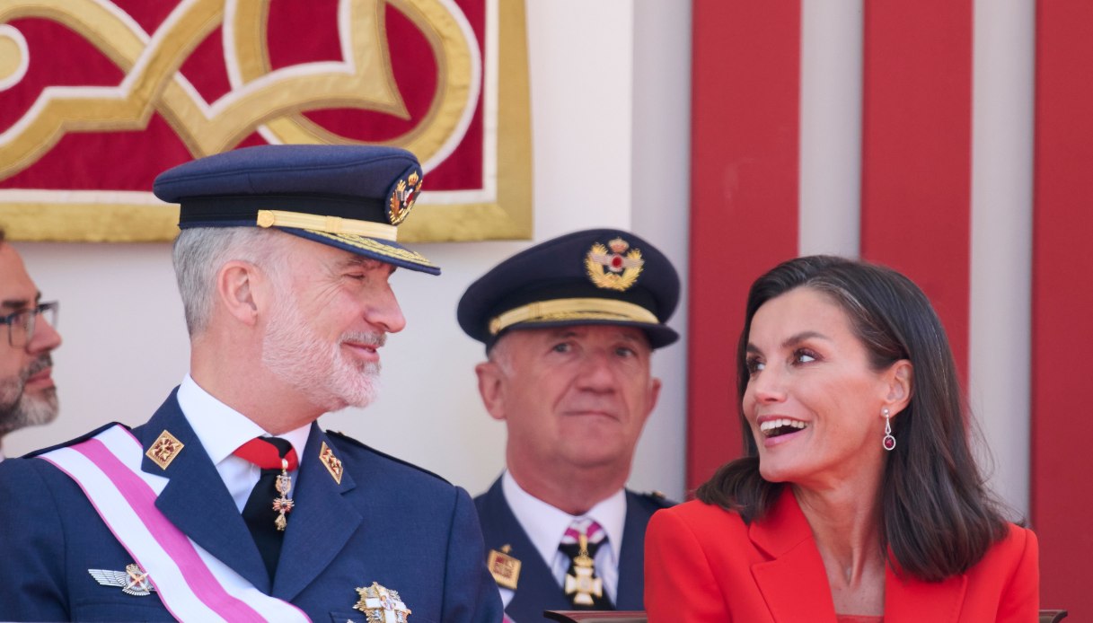 Il Re Felipe VI di Spagna e la Regina Letizia di Spagna