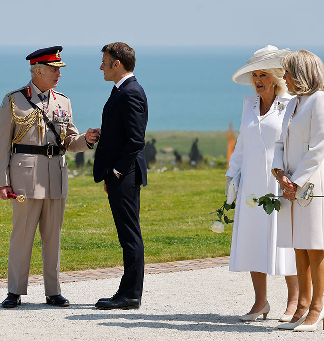 Carlo Macron Camilla Brigitte Macron