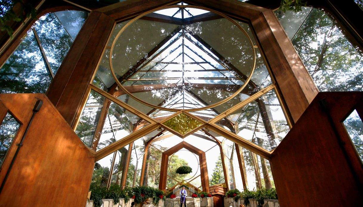 La chiesa di vetro di Frank Lloyd Wright: la storia