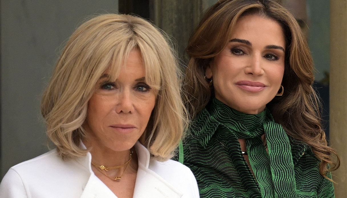 Brigitte Macron Rania di Giordania