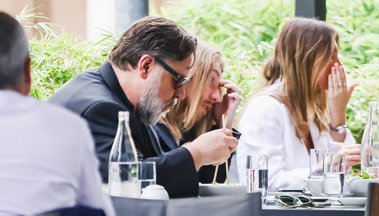 Russell Crowe a Milano, giugno 2024