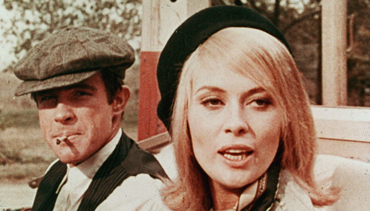 Faye Dunaway e Warren Beatty in "Bonnie e Clyde"