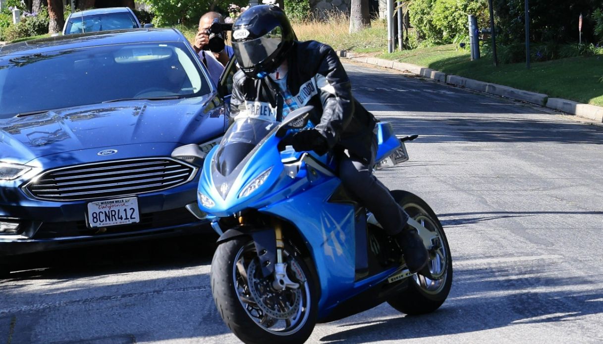 Ben Affleck in moto