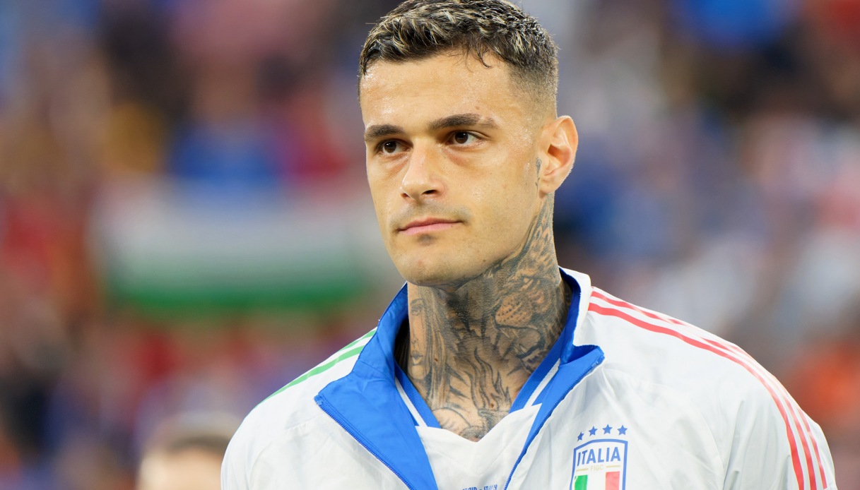 Il calciatore Gianluca Scamacca