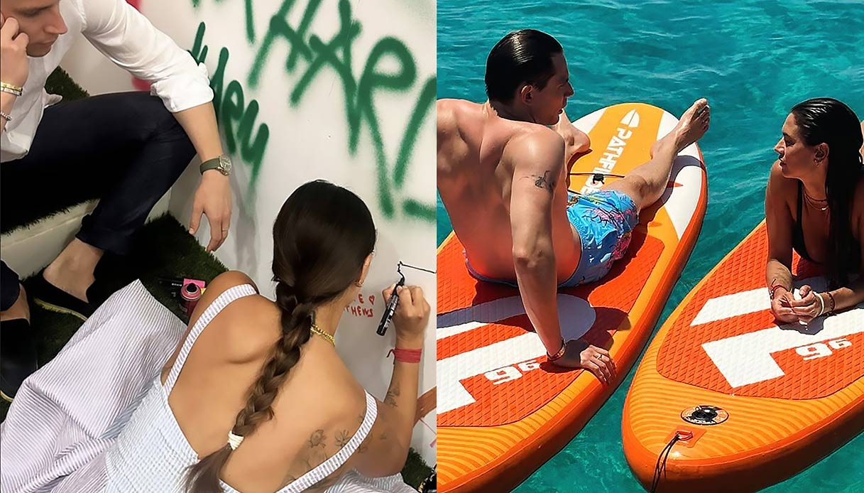 Melissa Satta e Carlo Beretta, prima foto social insieme