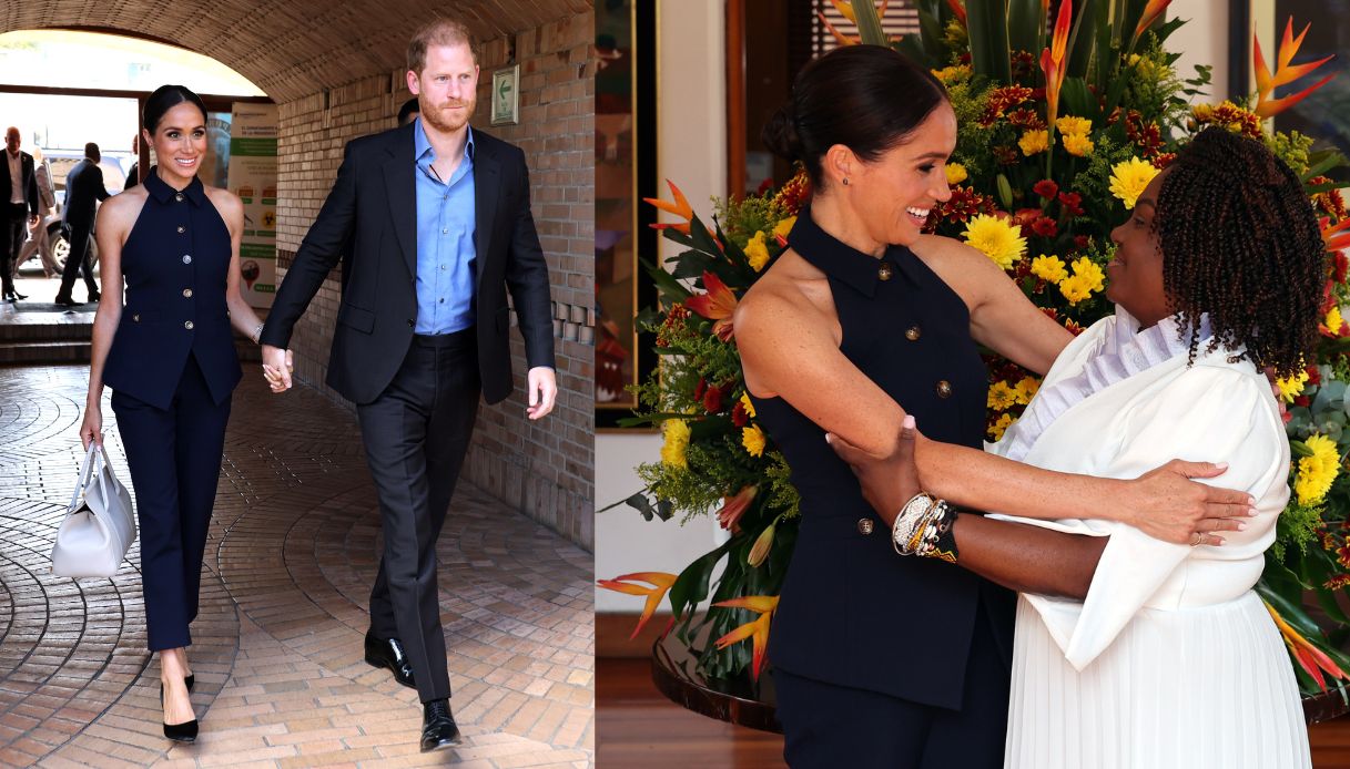 Meghan Markle e Harry in Colombia