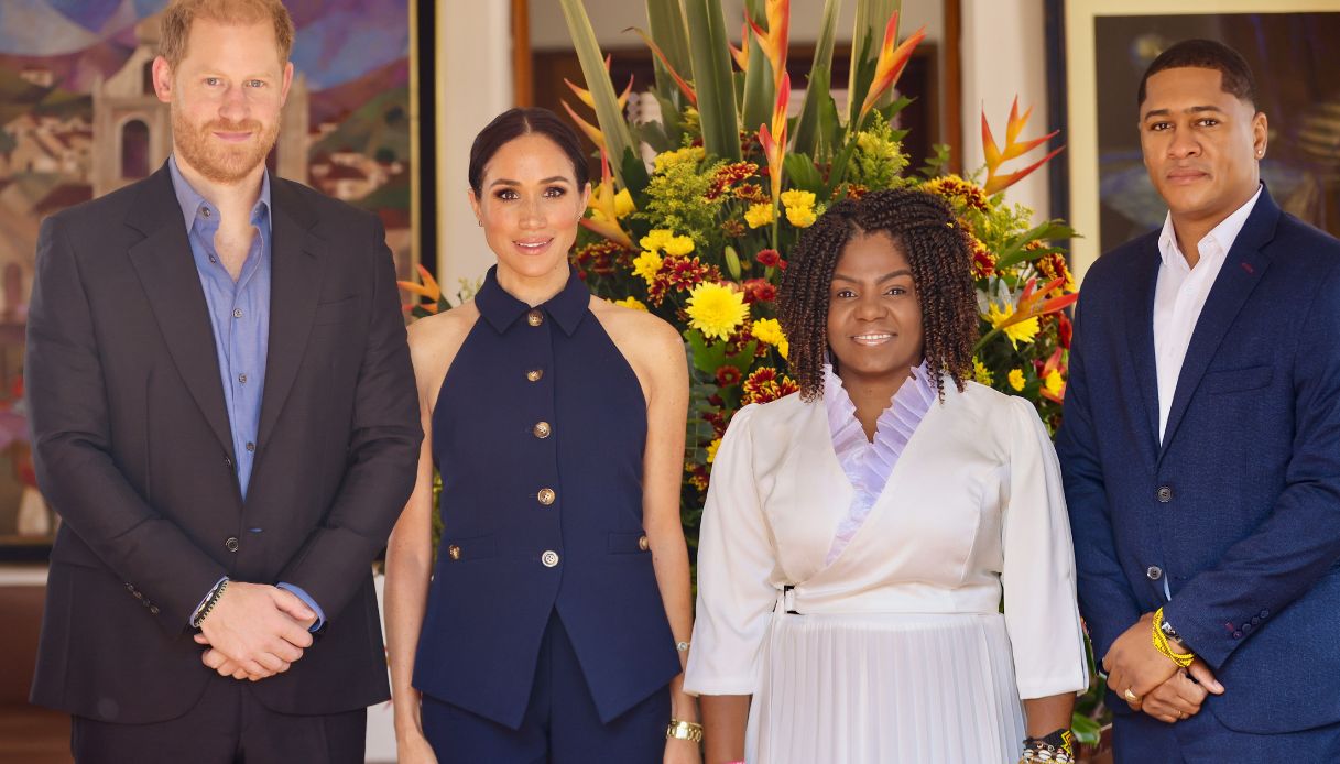 Meghan Markle e Harry in Colombia