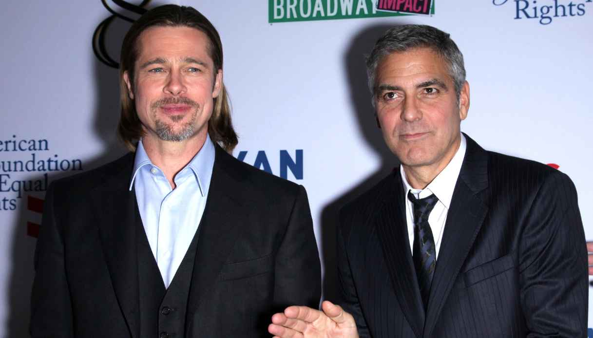 Brad Pitt e George Clooney