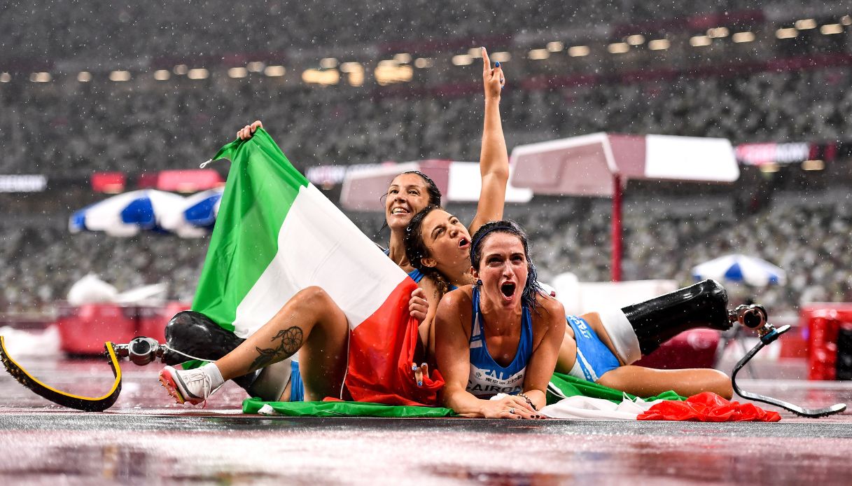 Ambra Sabatini, Martina Caironi e Monica Contrafatto a Tokyo 2020