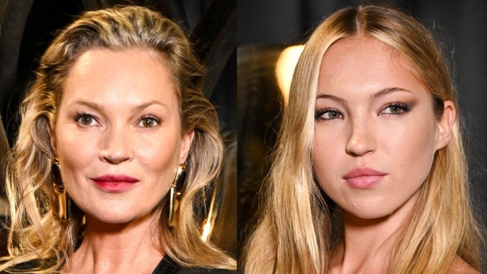 Kate Moss e Lila, tale madre tale figlia: look trasparenti coordinati alla Paris Fashion Week