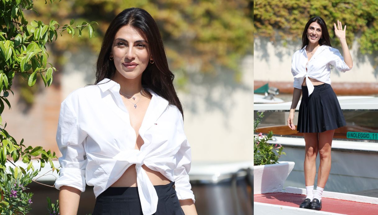 L'arrivo di Giulia Salemi a Venezia