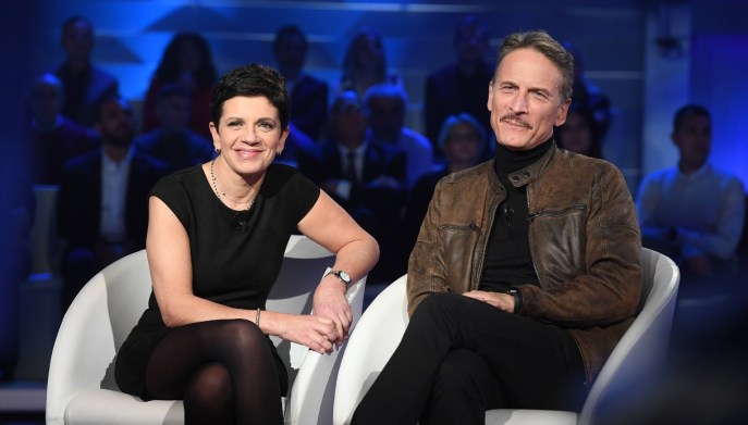 Cesare Bocci e sua moglie Daniela Spada