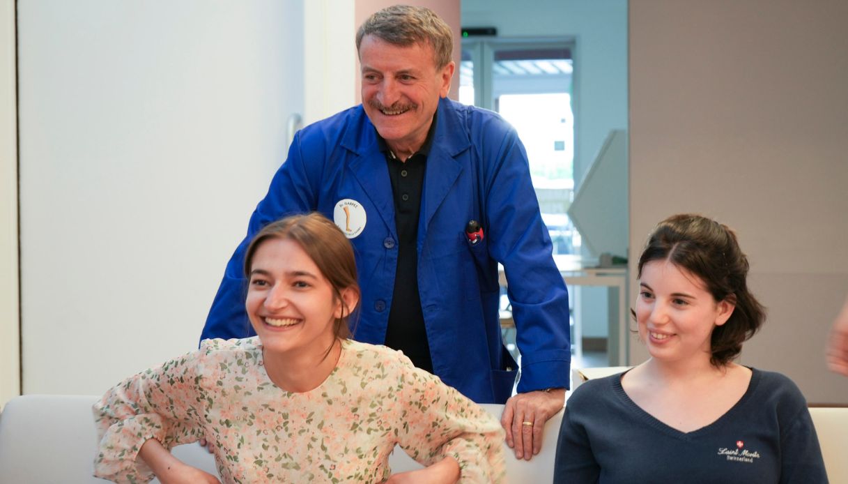 Giacomo Poretti sul set di "Ho preso un granchio"