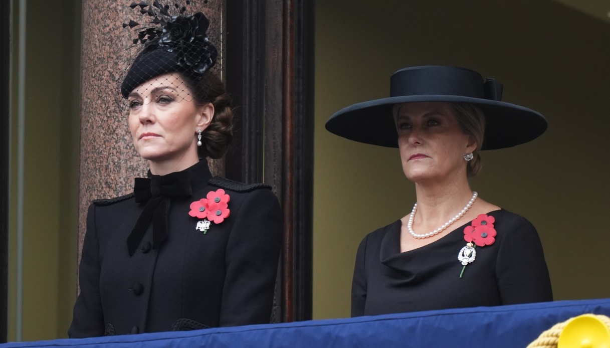 Kate Middleton e Sophie di Edimburgo al Remembrance Sunday