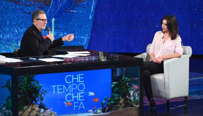 Fabio Fazio e Cecilia Sala a "Che tempo che fa"