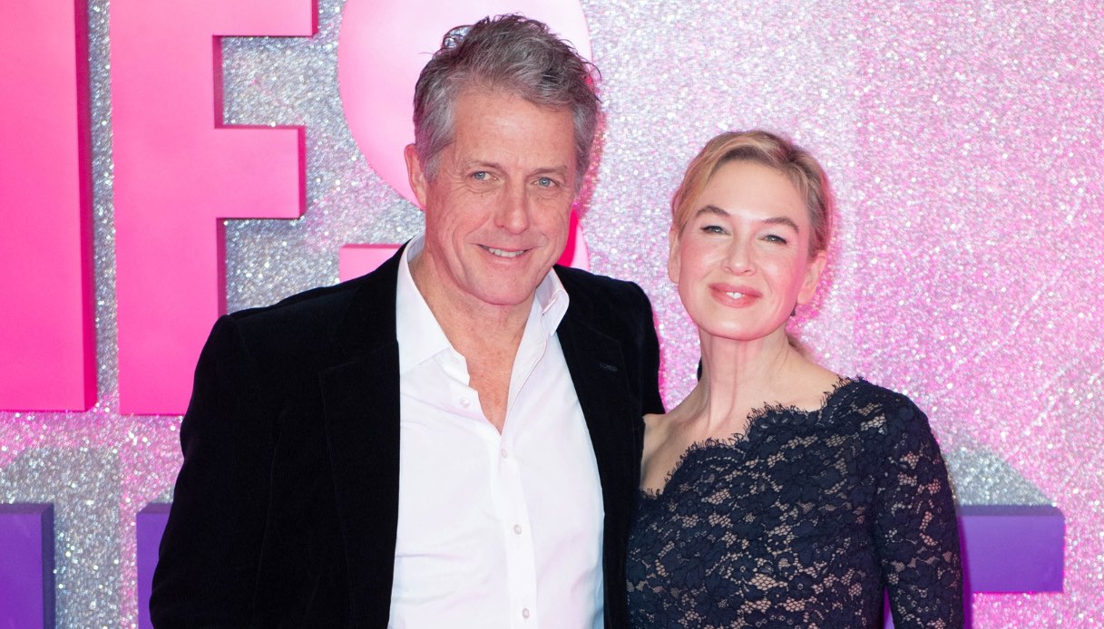 Renée Zellweger e Hugh Grant alla première di Bridget Jones