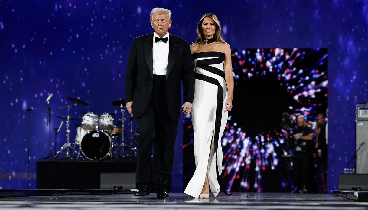 Donald Trump Melania Trump ballo insediamento
