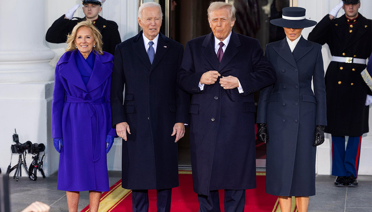 Jill Biden Joe Biden Donald Trump Melania Trump