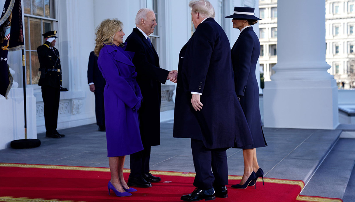 Melania Trump cerimonia insediamento