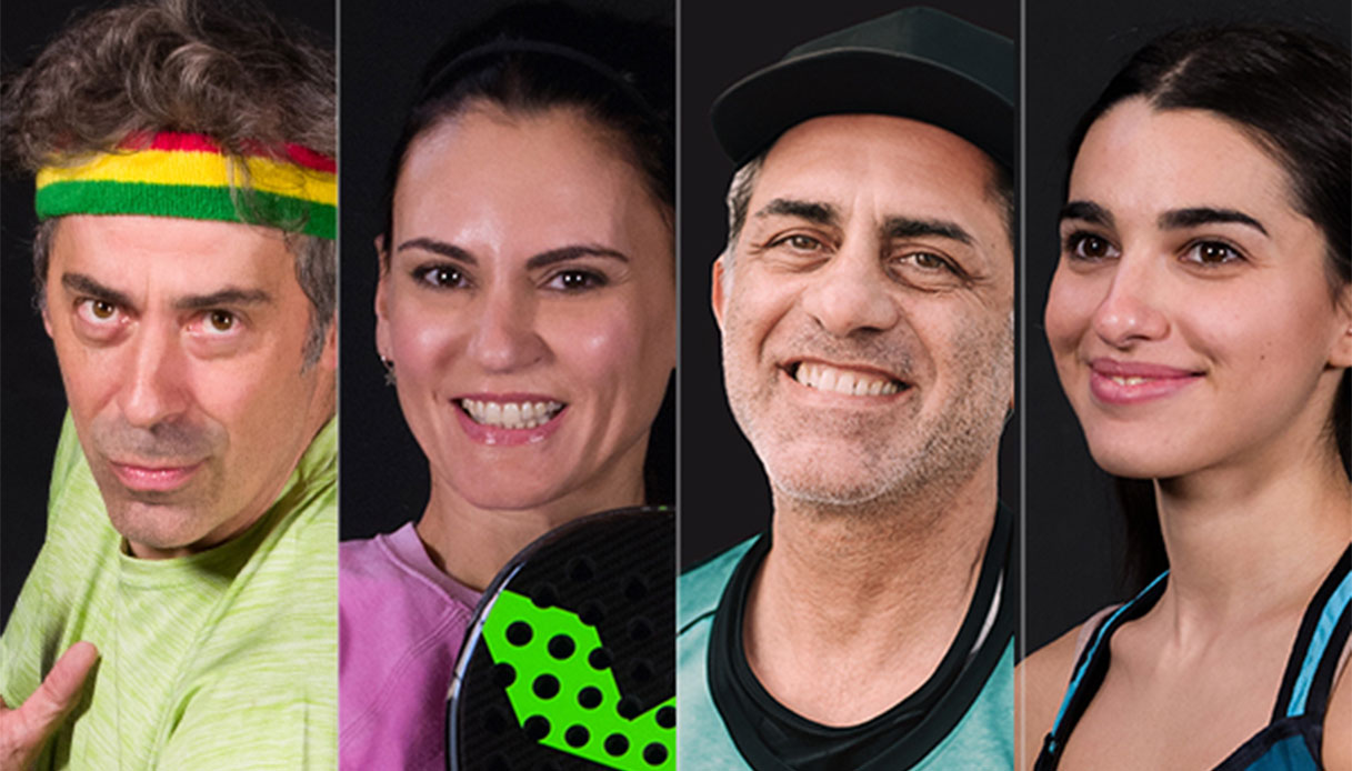 Il padel nostro cast