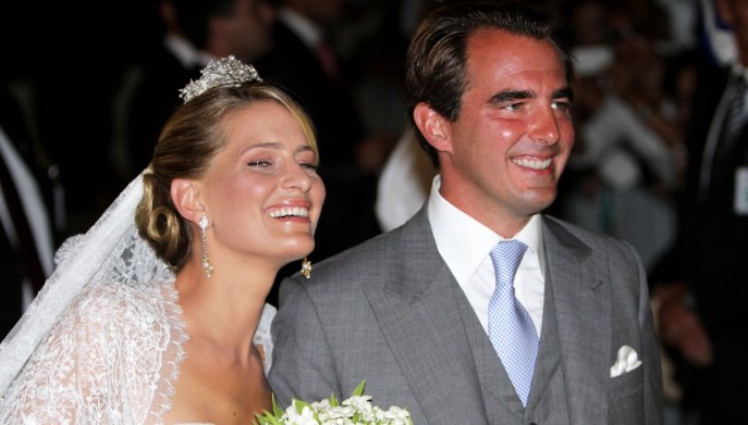 Principe Nikolaos di Grecia con la prima moglie