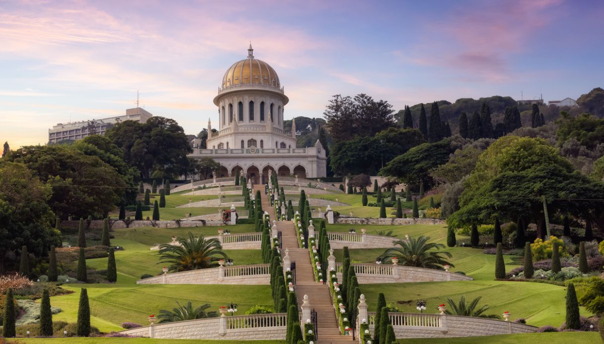 Il design distintivo delle Terrazze Bahai
