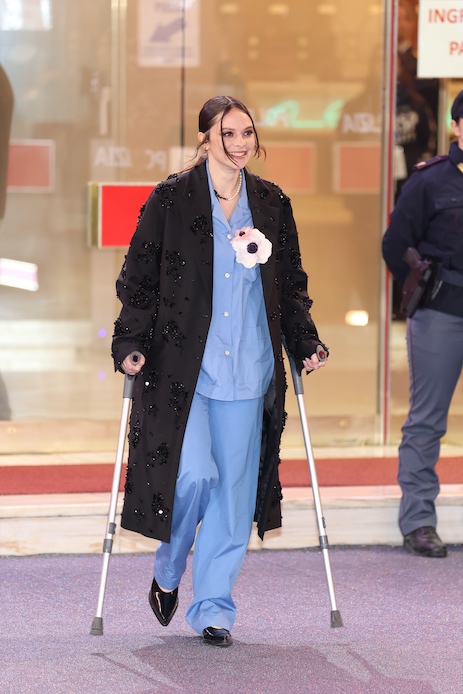 Francesca Michelin Sanremo Green Carpet 2025