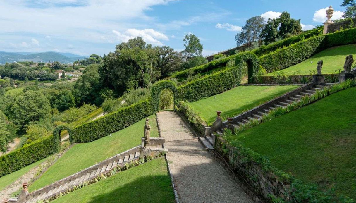 Una panoramica di Giardino Bardini