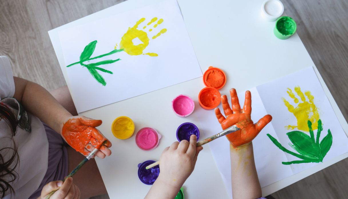 Giochi sensoriali, bambini