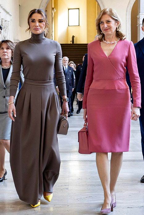 Rania di Giordania Laura Mattarella